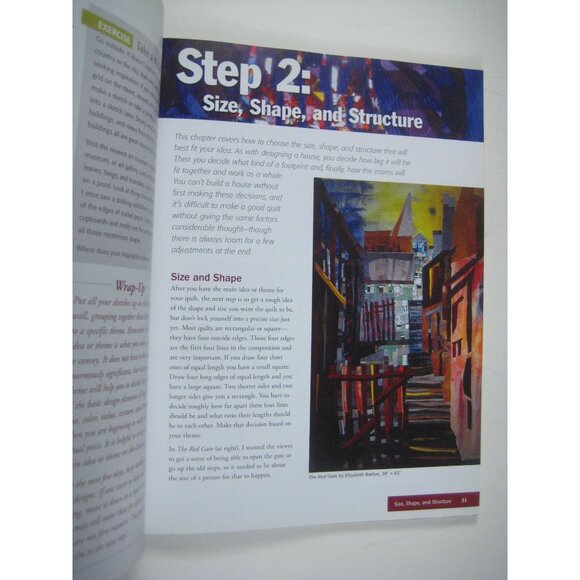 Inspired To Design Seven Steps To Successful Art Quilts Elizabeth Barton PPB - Picture 4 of 7
